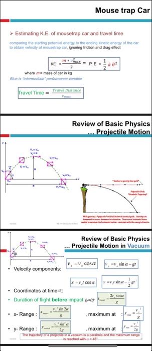 Mouse trap Car Estimating K.E. of mousetrap car and | Chegg.com