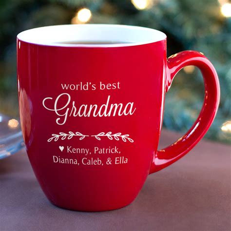 Personalized Grandma Coffee Mug