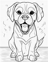 Free dog barking coloring Page 2023 sketch template