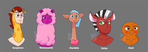 [Fanart] Centaurworld Characters but with my style by TheNerdyKairi on DeviantArt