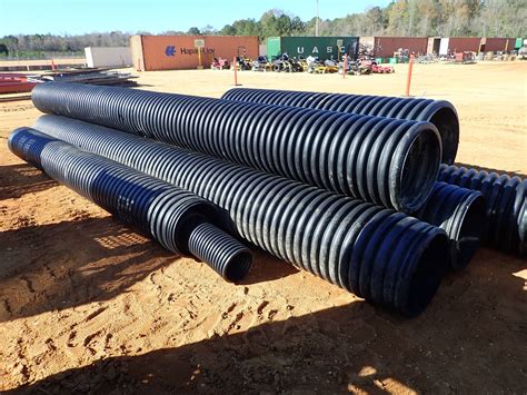 MISC SIZE CORRUGATED PLASTIC PIPE (B-9) - J.M. Wood Auction Company, Inc.