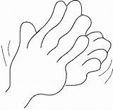 Hands Coloring Page sketch template