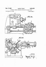 Patent Patents Lathe Sketch Coloring Page sketch template
