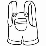 Overalls Coloring Printable Coloring Pages sketch template