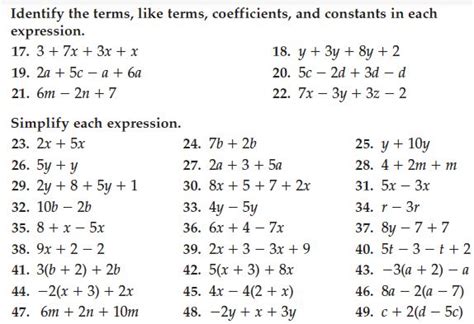 Algebra 5th Grade