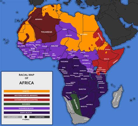 Racial Map of Africa by DrakiTheDude on DeviantArt