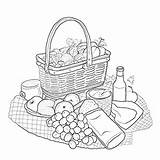 Free Picnic coloring Pages – Coloring Corner sketch template
