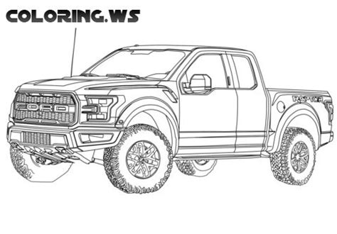 Diesel Truck Off Road Coloring Pages - Neupinavers Coloring Pages