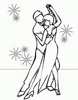 Dancing Couple Rain Drawing Sketch Coloring Page sketch template
