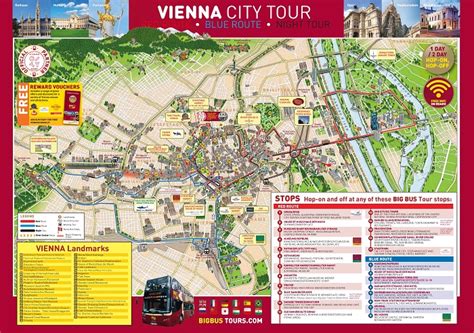 Vienna Attractions Map | FREE PDF Tourist City Tours Map Vienna 2024