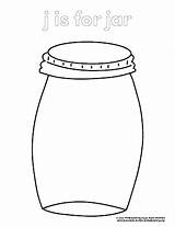 Jar Coloring Page  PrimaryLearningOrg sketch template