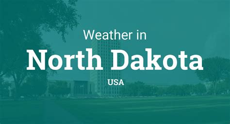 Weather in North Dakota, United States