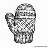 Mitten Coloring Pages  Free & Printable sketch template