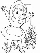 Little Red Riding Hood coloring Pages sketch template