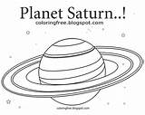 Saturn Coloring Pages sketch template