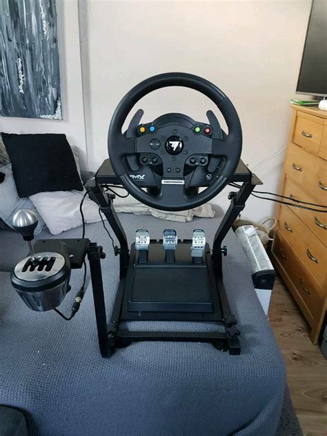 XBOX 1 - ** REDUCED PRICE **THRUSTMASTER STEERING WHEEL SETUP | in Woking, Surrey | Gumtree