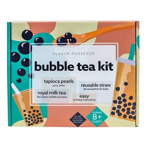 DIY Bubble Tea Kit by World Market | Bubble tea, Bubbles, Tea diy