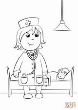 Woman Doctor coloring Page  Free Printable Coloring Pages sketch template