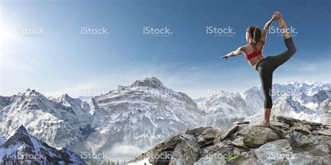 Yoga on Mountain stock photo 20796838 - iStock Royalty Free Images, Stock Images Free, Yoga ...