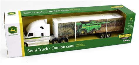 2023 ERTL 1:64 John Deere X9 Combine Themed Freightliner Semi Truck Tr ...