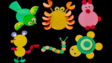 6 easy Circle shape crafts for toddlers and preschoolers/DIY paper ...