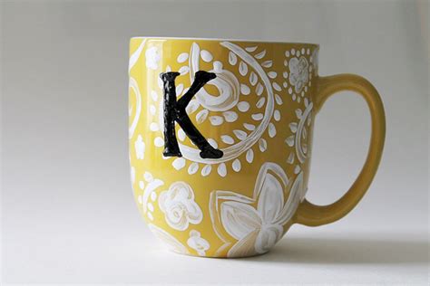 Diy coffee mug designs 54 | Diy pottery, Pottery painting designs, Coffee mug painting ideas
