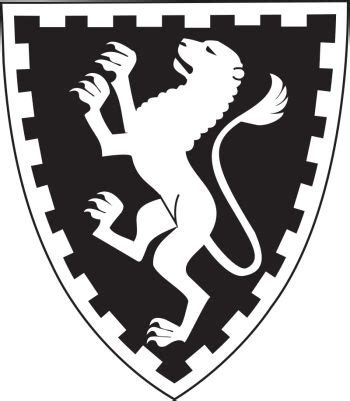 Kommunevåpen - coat of arms - crest of Bergenhus Fortress, Norway