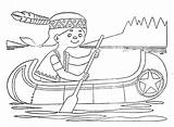 Canoe Clipart Clip Outline Kayak Drawing Coloring Boat Pages Draw  sketch template