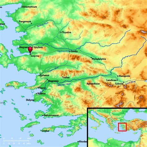 Bible Map: Smyrna
