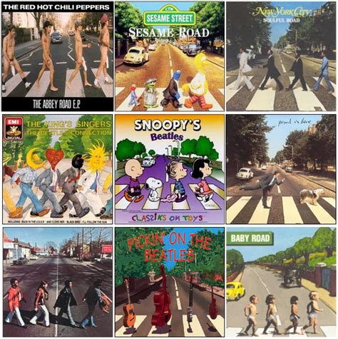 TravelMarx: The Beatles - Abbey Road Album Cover Spoofs