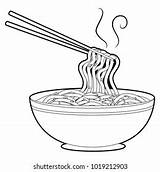 Noodles Coloring Page sketch template