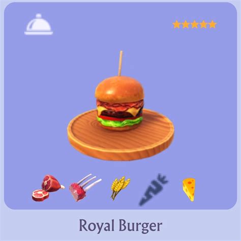 Royal Burger Recipe | Disney Dreamlight Valley