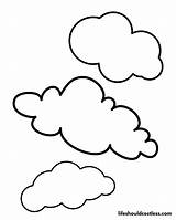 Types Of Cloud Coloring Pages sketch template