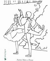 Ballet Class Coloring Pages sketch template