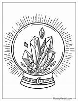 20 Crystal Coloring Pages Free PDF Printables sketch template