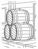 Cowboy Barrels Stock Coloring Page For Kids 19943213 Vector Art At Vecteezy sketch template