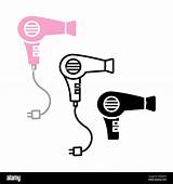 Hair Dryer Coloring Page Coloringcrewcom Sketch sketch template