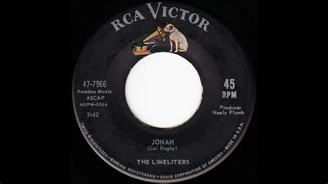 1961 The Limeliters - Jonah (45rpm) - YouTube