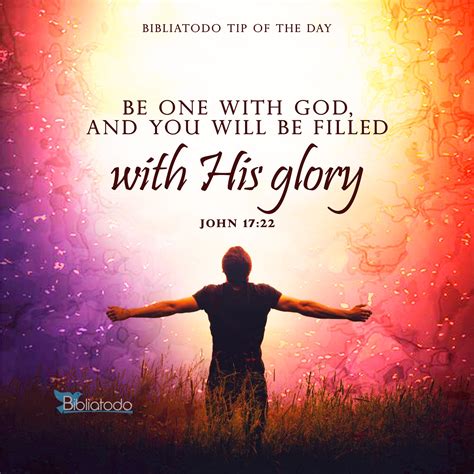 Be one with God and you will be filled with His glory en-con-1530 - CHRISTIAN PICTURES