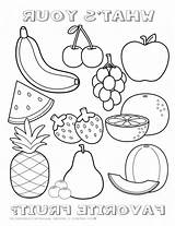 Fruit Coloring Pages  Kidsuki sketch template