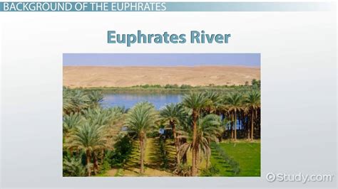 Euphrates River in History: Facts, Map & Role in Civilization - Video ...