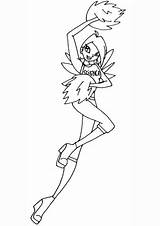 Tecna Cheerix coloring Page  Free Printable Coloring Pages sketch template