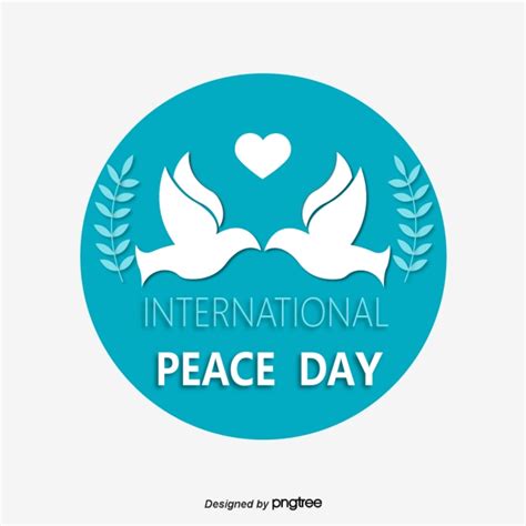 World Peace Day Vector Art PNG, International World Peace Day Logo ...