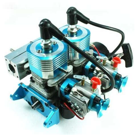 High Speed 52cc Gasoline Twin-engine - GH352 - Fuyuan R/C Model ...