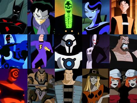 Batman: The Future(Batman Beyond) Villains | Batman beyond, Batman ...