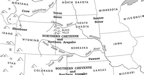 Cheyenne Reservation Wyoming Map - Oconto County Plat Map