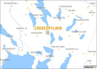 Crescent Lake (United States - USA) map - nona.net