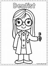 Community Helpers Coloring Pages By Teacher Helper Kits  TPT sketch template