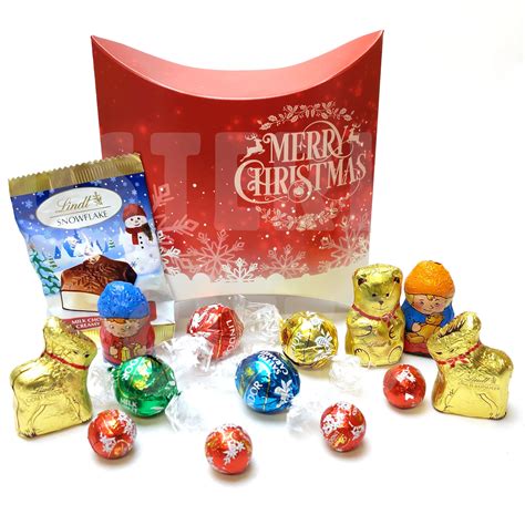 Lindt Christmas Chocolate Treats Gift Pouch Full of Lindt - Etsy