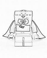 Lego Spongebob Coloring Pages  Home sketch template